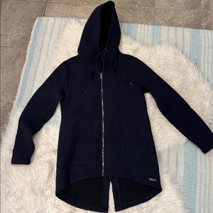 Women’s Betsey Johnson Navy Hooded Zip-Up Jacket
